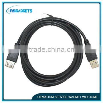 2015 Hot! Factory price of Good quality usb male to usb female Usb Extension Cable OEM service H