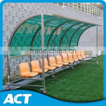 Professional dug outs for football clubs