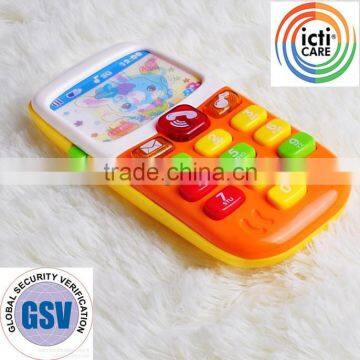 2015 New Hot Mobile Phone Toy for Kids From Icti Approved Manufacturer OEM&ODM Cellphone Toy With Music for Baby photo-2