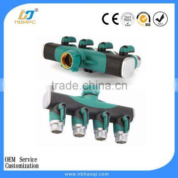 Rubber Moulded 4 Way Metal Hose Splitter photo-4