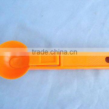 Plastic Ice Cream Spoon,orange