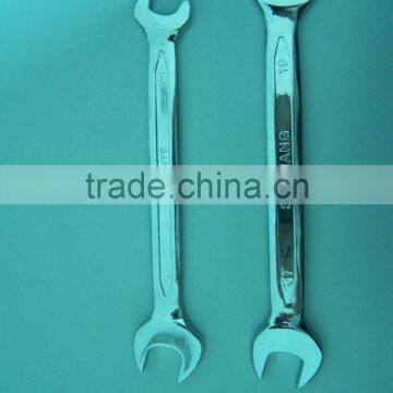 European Type Open End Wrench with Mirror Finish