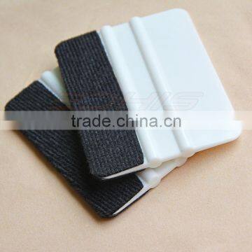 A46F White Card Squeegee With Fabric Edge photo-3