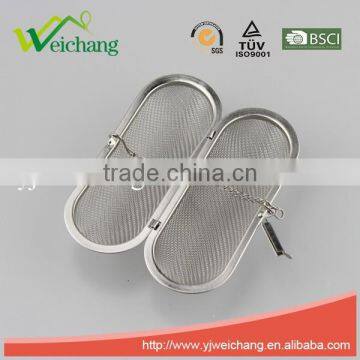 WCJ1074 Hot Sale Long Chain Tea Strainer 18/8 Stainless Steel Fine Mesh Tea Infuser photo-2