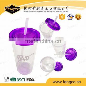 Alibaba trade assurance Creative portable PS baby straw cup