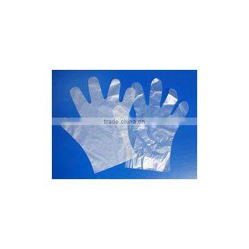 Customized Size 100% virgin plastic pe glove