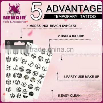 Waterproof Body Safe Logo Style Funny Temporary Tattoo Sticker photo-4
