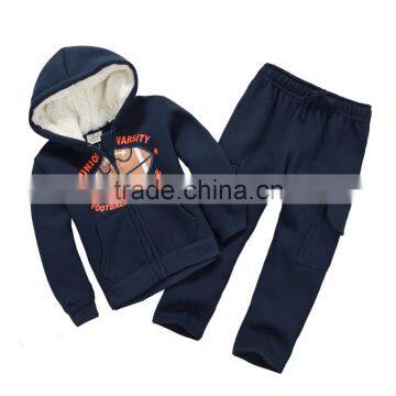 high quality 100% cotton children winter clothes sets