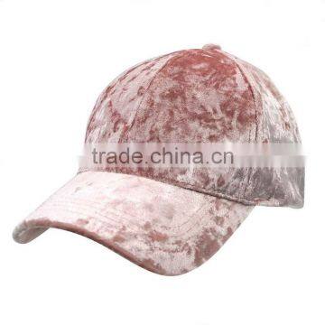 Blank Fake Velvet Baseball Cap Custom Hats And Caps photo-2