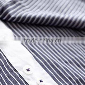 2016 Four Breasted Men's Shirt Long Sleeve Striped Shirt photo-5
