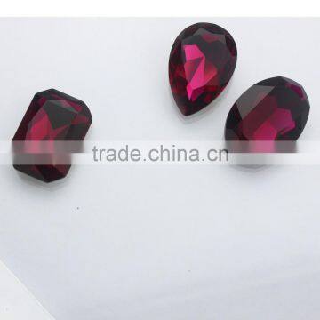 Lead Free Pointed Back Decortive Yiwu Crystal Jewelry photo-4