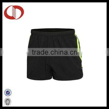 Plain polyester breathable men running shorts
