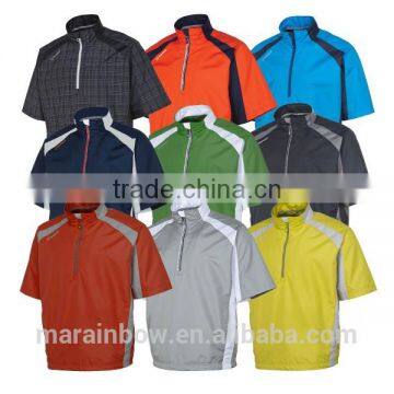 Fantastic new designer short sleeve 1/4 zipper golf pullover with various colors and size on sale