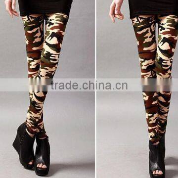 latest design new girls camouflage print leggings