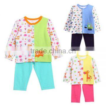2017 Wholesale Baby Clothing Set Latest Fashion Cute Baby Pant Shirt photo-2