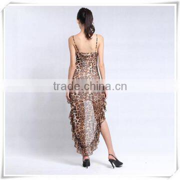 Leopard Print Tall Tube Women Sexy Dress,women Dress Model 2017