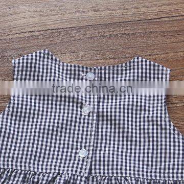 Dresses Summer Baby Vest Skirt Thin Section Child Plaid Small Fresh Princess Dress photo-5