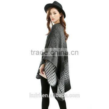 2016 Fashion Shawl Bandana Pashmina Winter Women Coat Knitted Cashmere Poncho Capes Duplex Shawl Cardigans Sweater