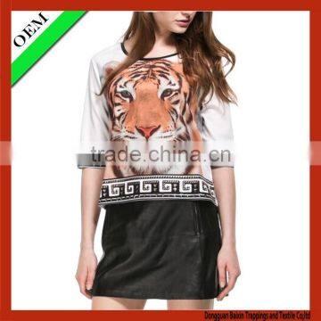 Dongguan Factory Custom Women's Fahsion Clothing And Fahsion T-shirts
