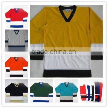 Wholesale Custom Men Women Blank Designer Ice Hockey Jerseys