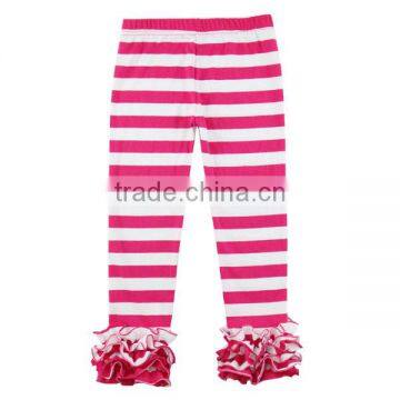 2017 Girls Ruffle Pants Icing Leggings Boutique Children Orange and Black Halloween Leggings photo-6