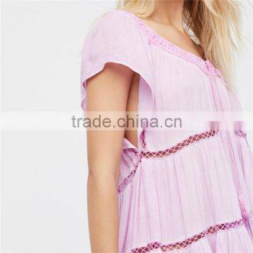 Factory Direct Sales Flowy Boho Style Fat Women Super Mini Dresses photo-6