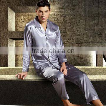 Imitation Silk Men Winter Pajama Set Different Size for Choice Solid More Colors for Choice 59347 photo-4
