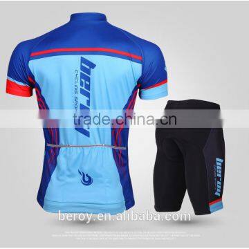 Fashion Sublimation Printing Cycling Garment Sets With Gel Pad,short Sleeve Biking Clothes for Men photo-3