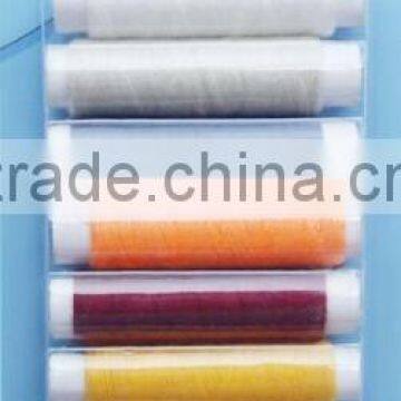 Colorful customized 100% polyester sewing thread