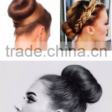Hair Accessories Synthetic Wig Donuts Bud Head Band Ball French Twist Magic DIY Tool Bun Maker Sweet French Dish Made Hair Band photo-3