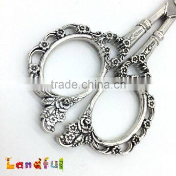 Stainless Steel Fancy Scissors European Vintage Floral Scissors Sewing Shears Tools photo-2