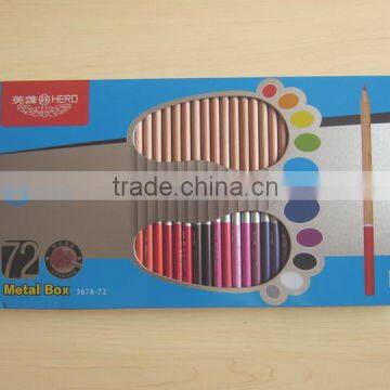 60pcs Wooden Water Color Pencils WithTin Box