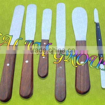 Dental Instruments Lab Spatula with wooden handle