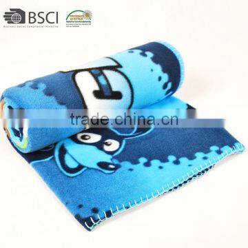 100% polyester microfiber fleece baby blanket