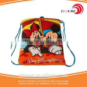 Cotton Velour Reactive Printing Design Beach Towel Bag and Set photo-2