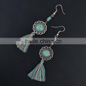 XP-TE-2149 Bead Woman Design Morocco Tassel Earring photo-3