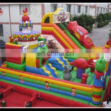 2015 giant castle inflatable game ,giant inflatable funland , fun city