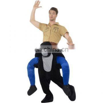 Funny Halloween Carnival Party Piggyback Ride On Gorilla Costume