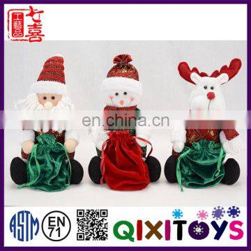 The latest Chrismas creative gifts 2016 redeer toy with candy bag