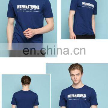 Pre-shrunk Customize Cheap Fashion Printing Men's T-shirts Hot Sale Short Sleeve Tshirts Breathable Hand Wash T-shirt photo-3