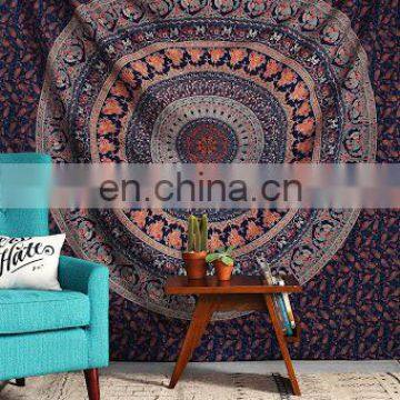 Indian Queen Mandala Hippie Tapestry Decorative Beach Throw Cotton Wall Hanging Bedding Dorm Decor