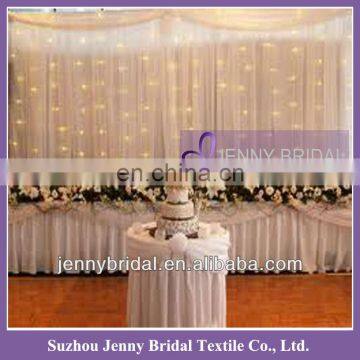 BCK002 Hot sale Fancy chiffon wedding backdrop