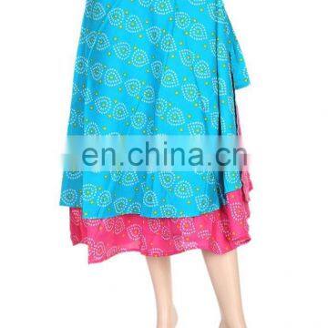 Reversible Silk Wrap Skirt - Alibaba