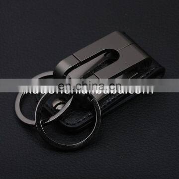 Promotional Gift Keyring, Personalized Leather Business Men Belt Keychain photo-4