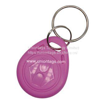 Sample free 125 khz ABS customized EM4200 rfid key fob