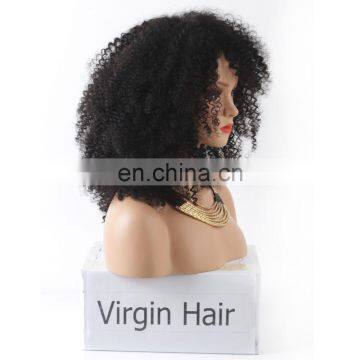 Human Lace Wig Afro Kinky Human Hair Lace Front Wigs photo-4