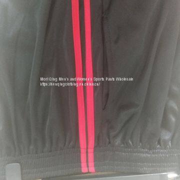 Two Bars of Men's Sports Trousers With Suede and Corset Slacks.