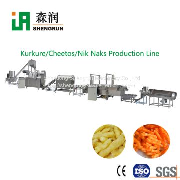 Fried kurkure chips cheetos machinery