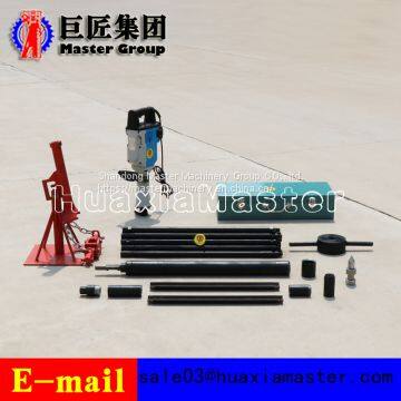 Portable electric earth drilling rig QTZ-3D power with no noise and no pollution