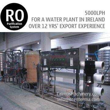 5TPH Ireland Ordered Industrial Water Plant RO Water Treatment System